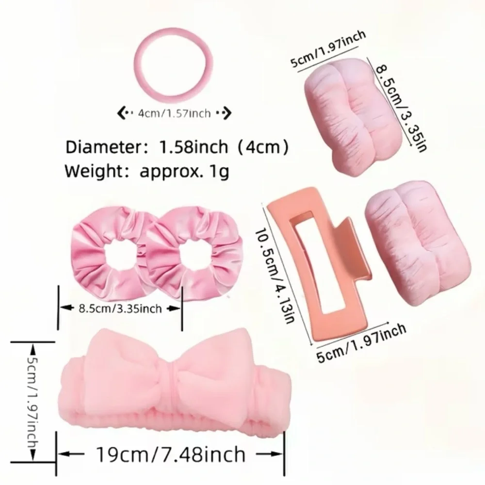 Pink Spa Headband Set 47 Pieces
